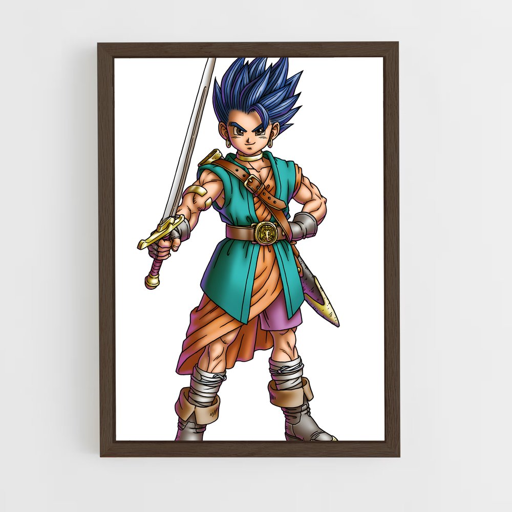 Poster Gohan le Héros – affiche Dragon quest (vue 5)